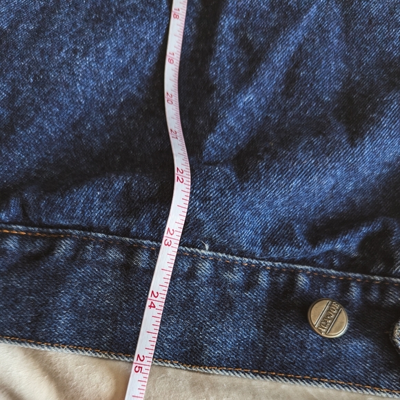 📼Vintage ACA-JOE Denim Vest Western Jean Dark Medium Wash 90s - Men's Medium - Picture 5 of 12
